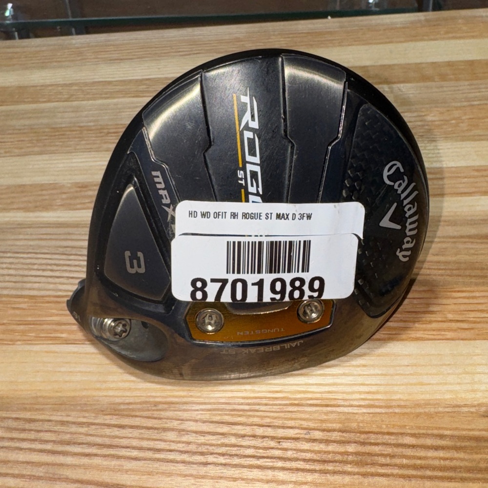 RH New Callaway Rogue ST MAX D 16° 3 Fairway Wood Golf Club HEAD ONLY Right Hand